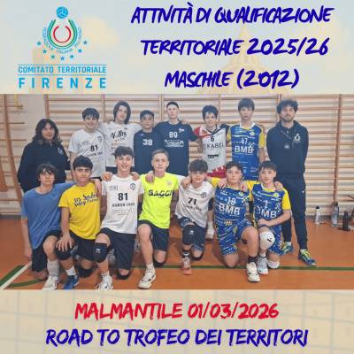 Attività di qualificazione maschile territoriale 2025/2026 - Atleti 2012