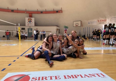 Calenzano Volley vincitrice 2^ fase Campionato Territoriale U13F 2018/2019 - Seconda classificata Ariete PVP U13