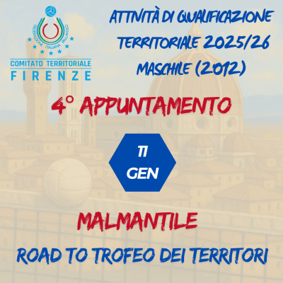 Attività di qualificazione maschile territoriale 2025/2026 - Invito Atleti 2012