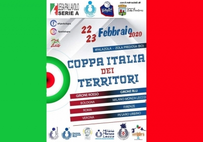 Attività di Qualificazione Territoriale Maschile (2005) - Convocazione atleti Coppa Italia dei Territori del 22-23/02/2020