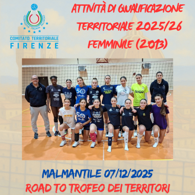 Attività di qualificazione femminile territoriale 2025/2026 - Atlete 2013