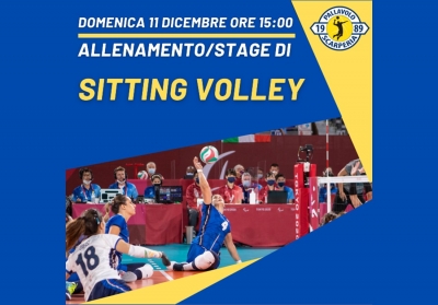 Allenamento/Stage di Sitting Volley