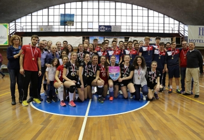 Ariete PVP Campione Regionale U16F - Volley Prato Campione Regionale U16M