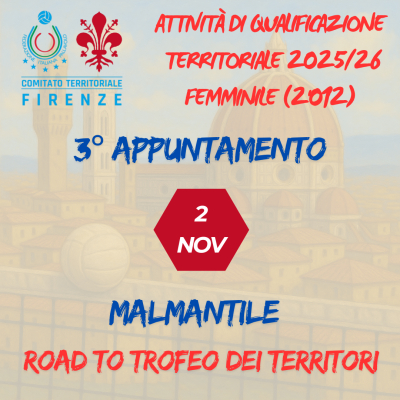 Attività di qualificazione femminile territoriale 2025/2026 - Convocazione atlete 2012