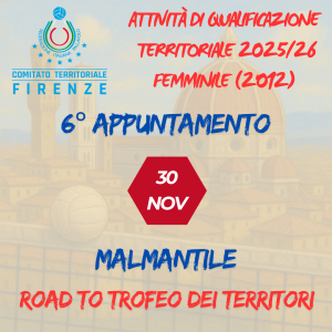 Attività di qualificazione femminile territoriale 2025/2026 - Convocazione atlete 2012