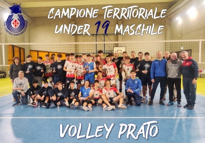 VOLLEY PRATO CAMPIONE TERRITORIALE UNDER 19 MASCHILE 2022/2023