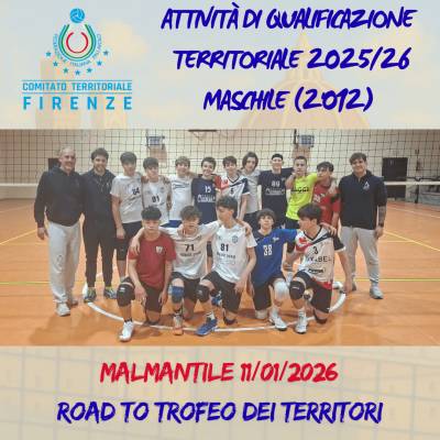 Attività di qualificazione maschile territoriale 2025/2026 - Atleti 2011