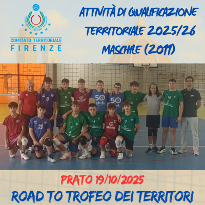 Attività di qualificazione maschile territoriale 2025/2026 - Atleti 2011
