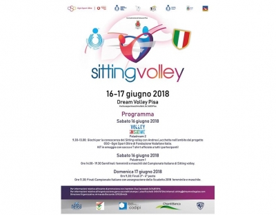 Le Finali del Campionato Italiano Sitting Volley a Pisa