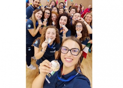 Argento per l&#039;Italia (con la fiorentina Clara Casini) del Volley Femminile Sorde ai Campionati Europei U21 di Palermo