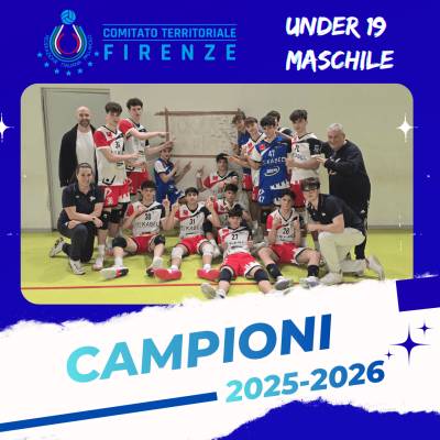 Volley Prato Campione Territoriale Under 19 Maschile
