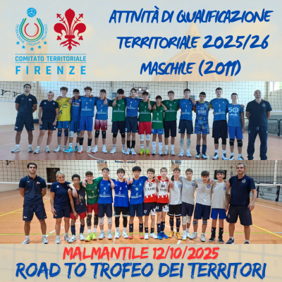 Attività di qualificazione maschile territoriale (2011) 2025/2026