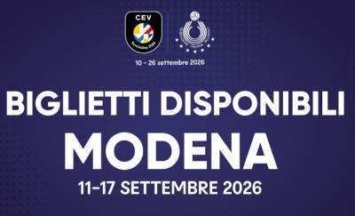 Biglietti Promozione Tesserati - EuroVolley 2026 - Modena