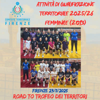 Attività di qualificazione femminile territoriale 2025/2026 - Atlete 2013