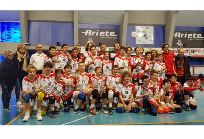 Volley Prato BLU Campione Territoriale U14M 2018/2019 - Seconda classificata Volley Prato ROSSA