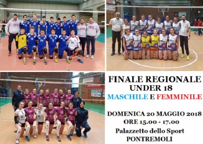 Volley Art e Tecnofire Pontemediceo in Finale Regionale U18F - Firenze Volley in Finale Regionale U18M