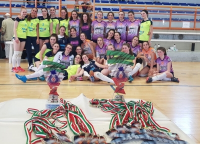 Volley Art vincitrice 2^ fase Campionato Territoriale U18F 2018/2019 - Seconda classificata Chianti Volley Blu