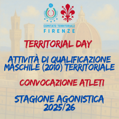 Territorial Day - Attività di qualificazione maschile (2010) territoriale 2025/2026
