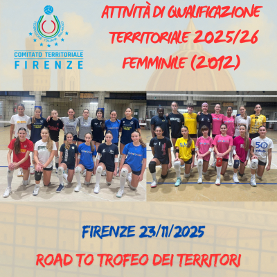 Attività di qualificazione femminile territoriale 2025/2026 - Atlete 2012