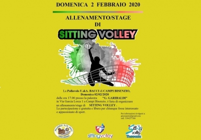 Allenamento/Stage di Sitting Volley a Campi Bisenzio il 2 febbraio 2020