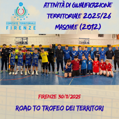 Attività di qualificazione maschile territoriale 2025/2026 - Atleti 2012