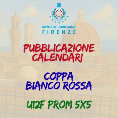 Pubblicazione calendario Under 12 Prom 5x5 Femminile