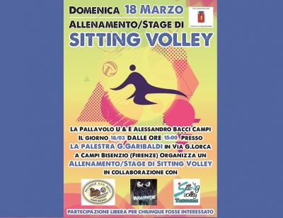Allenamento/Stage di Sitting Volley a Campi Bisenzio