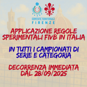 Applicazione regole sperimentali FIVB in Italia