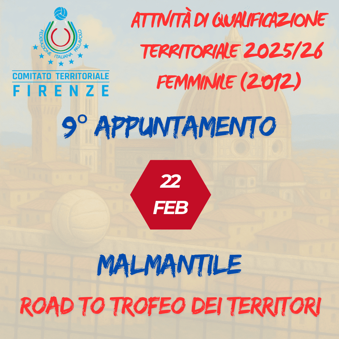 IAttività di Qualificazione Territoriale Femminile 2025-26 – Atlete 2012