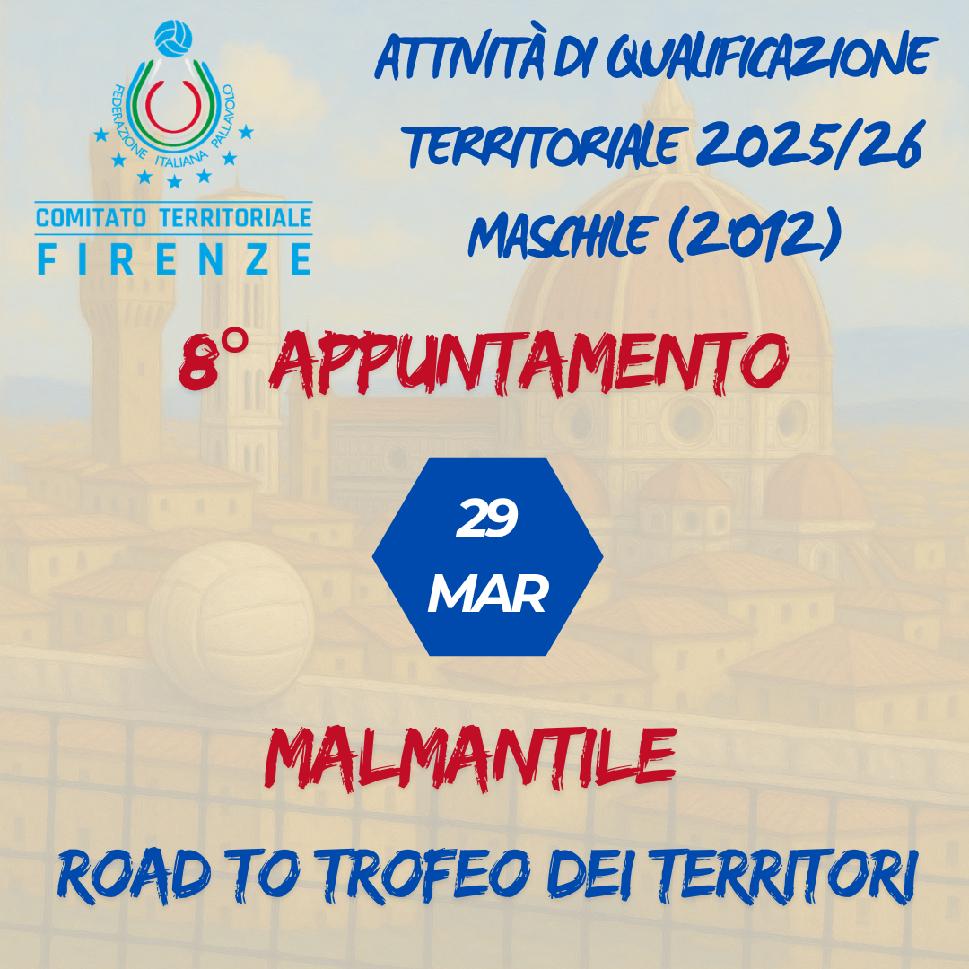 IAttività di Qualificazione Territoriale Maschile 2025-26 – Atleti 2012