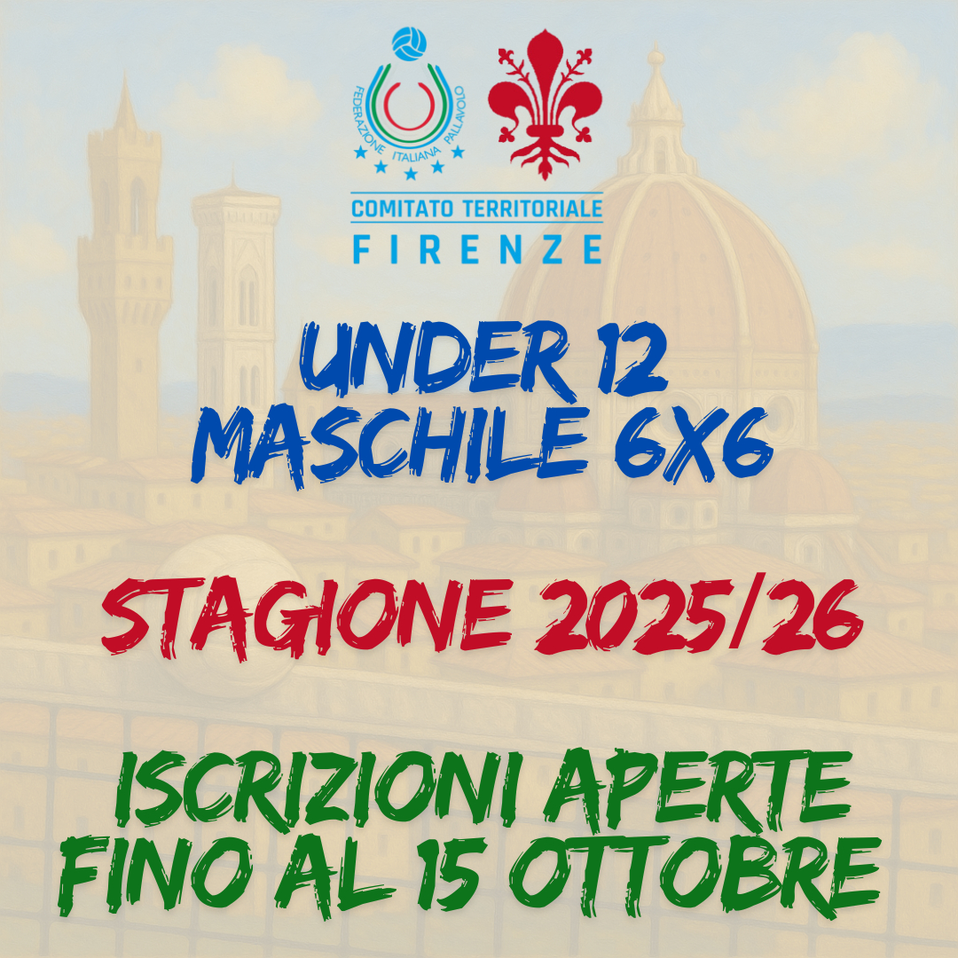 IIscrizioni Under 12 Maschile 6x6