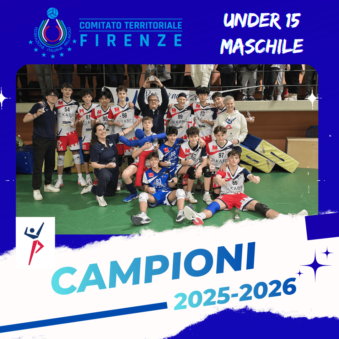 IVolley Prato è campione territoriale Under 15 Maschile
