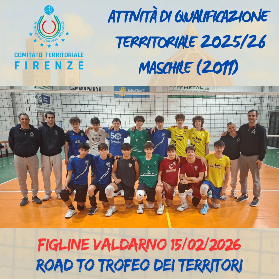 IAttività di qualificazione maschile territoriale 2025/2026 - Atleti 2011