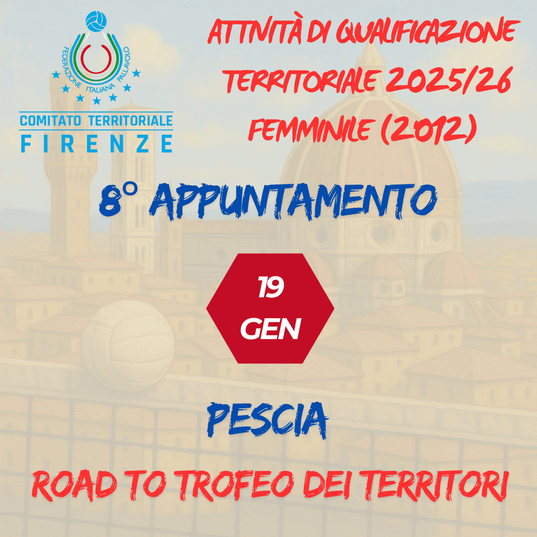 IAttività di Qualificazione Territoriale Femminile 2025-26 – Convocazione Atlete 2012