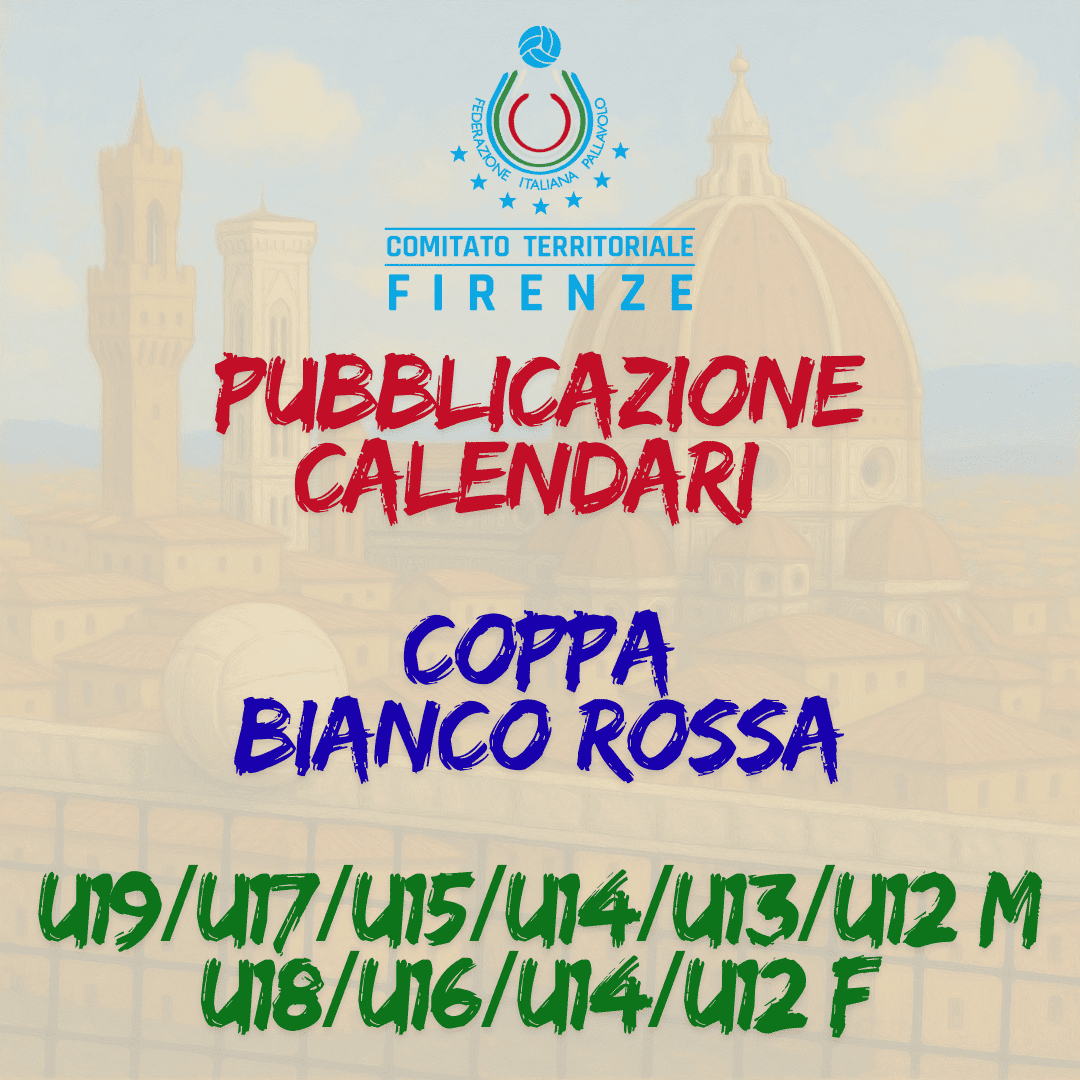 IPubblicazione Calendari Coppa Bianco Rossa